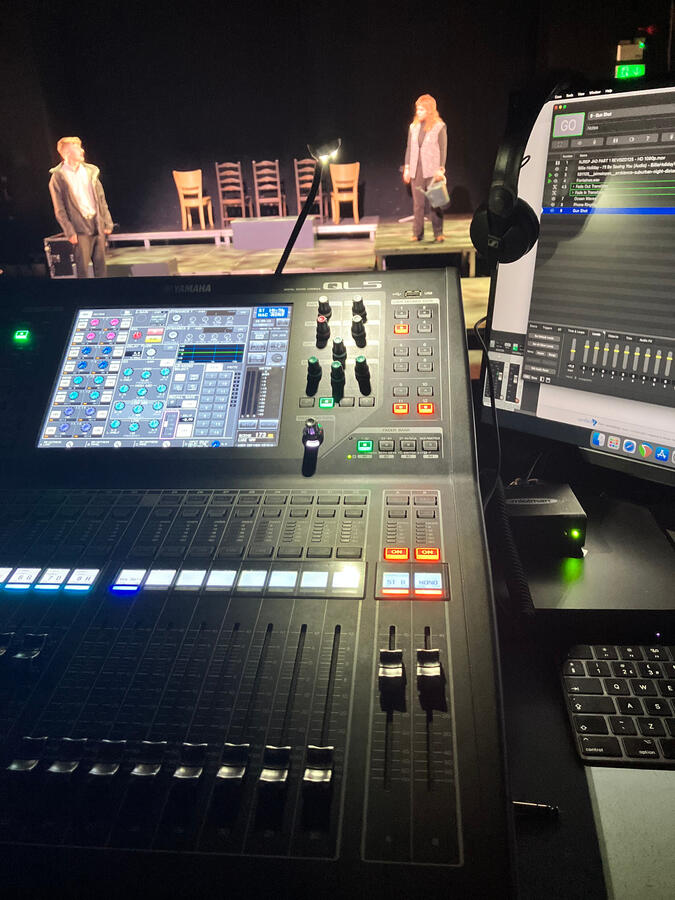 QLab for 4th year Musical Theatre Students, Cork